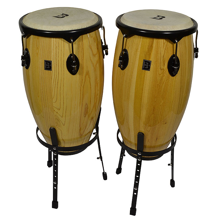 Bryce Conga Set With Stands 12 and 13 Bongos and Conga